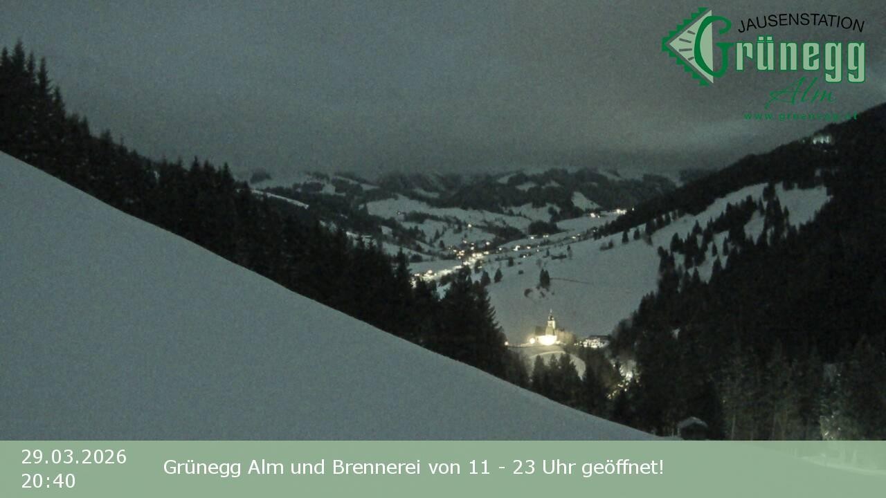 Archiv Foto Webcam Dienten: Ausblick Grünegg Alm