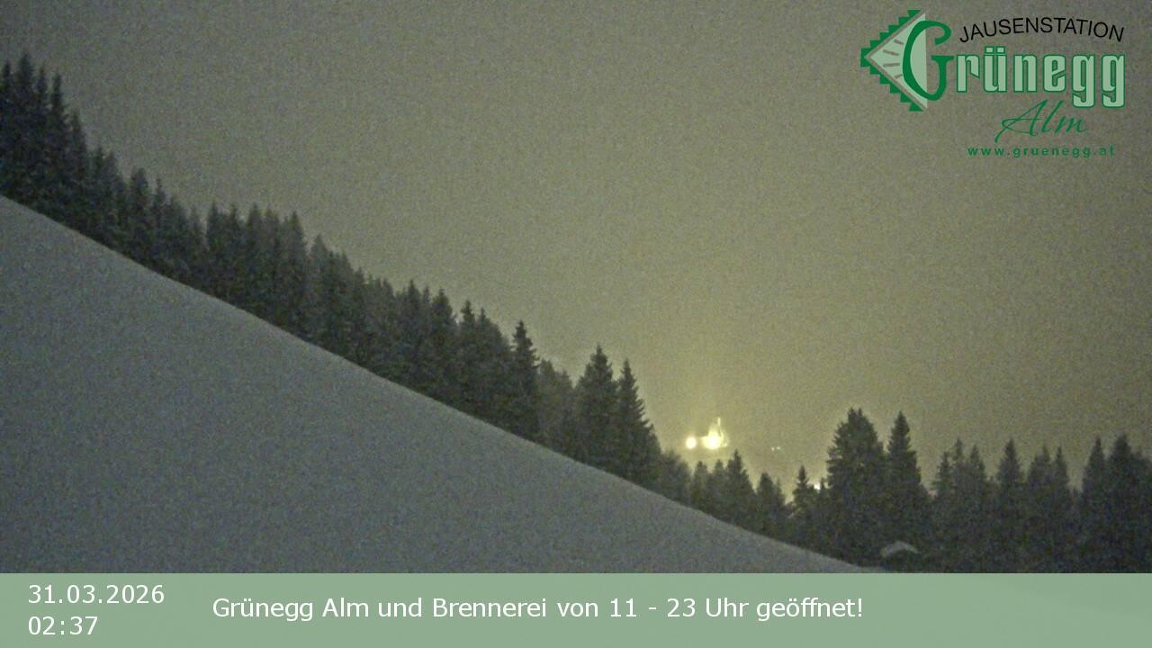 Archiv Foto Webcam Dienten: Ausblick Grünegg Alm