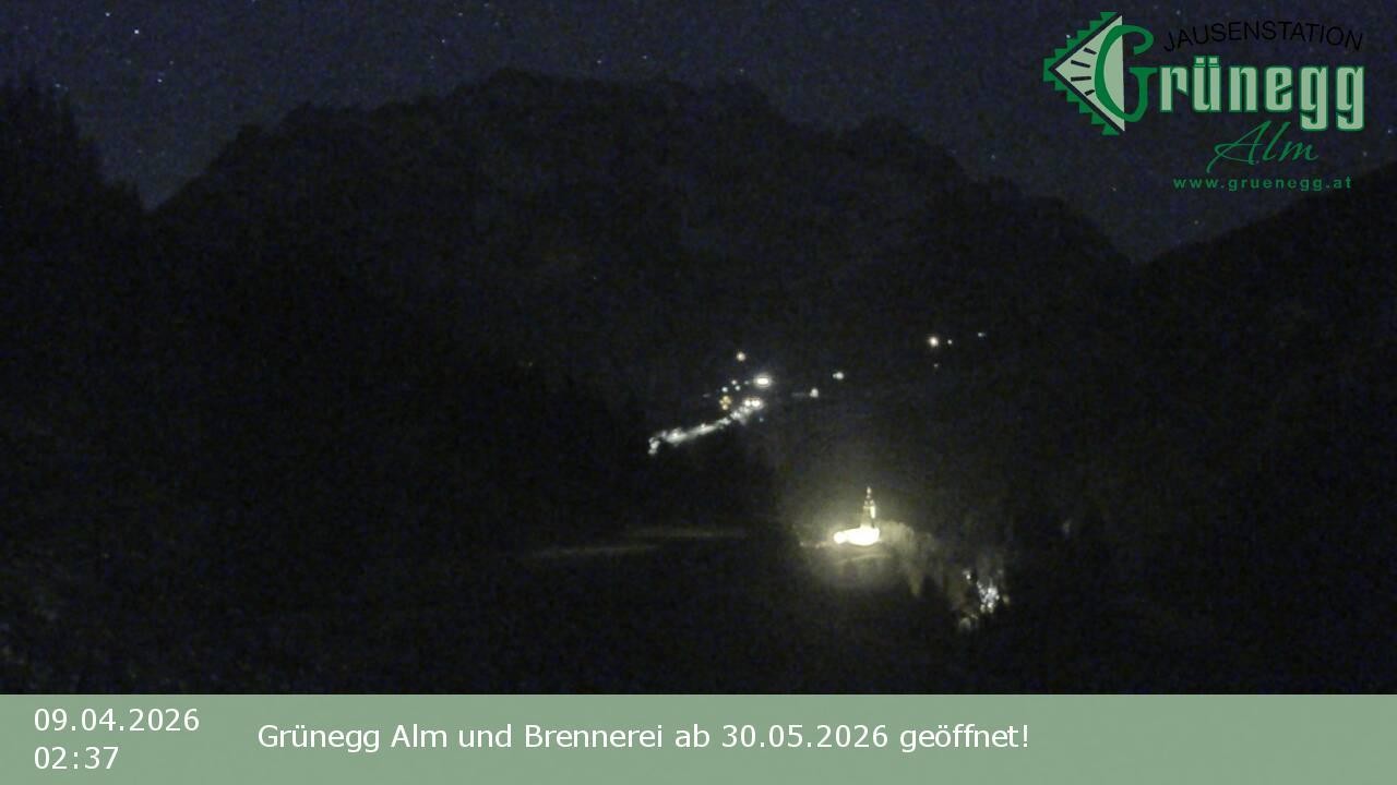 Archiv Foto Webcam Dienten: Ausblick Grünegg Alm