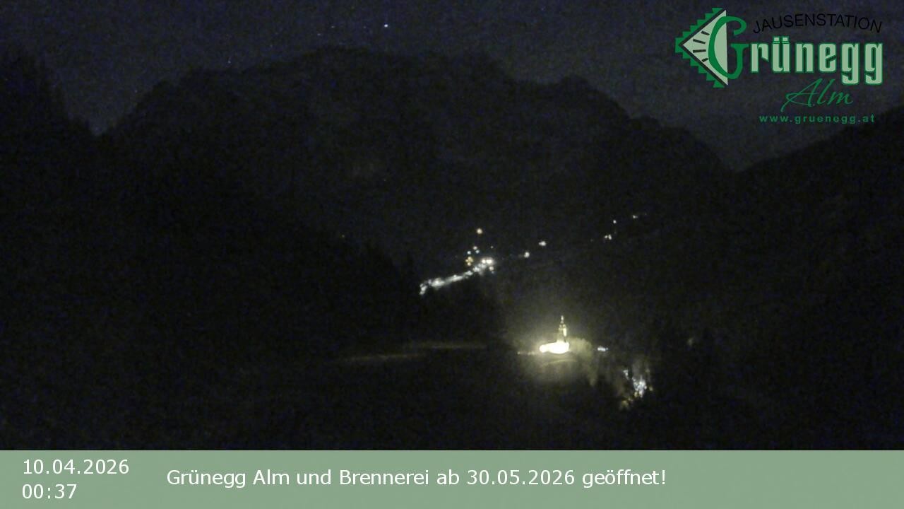 Archiv Foto Webcam Dienten: Ausblick Grünegg Alm