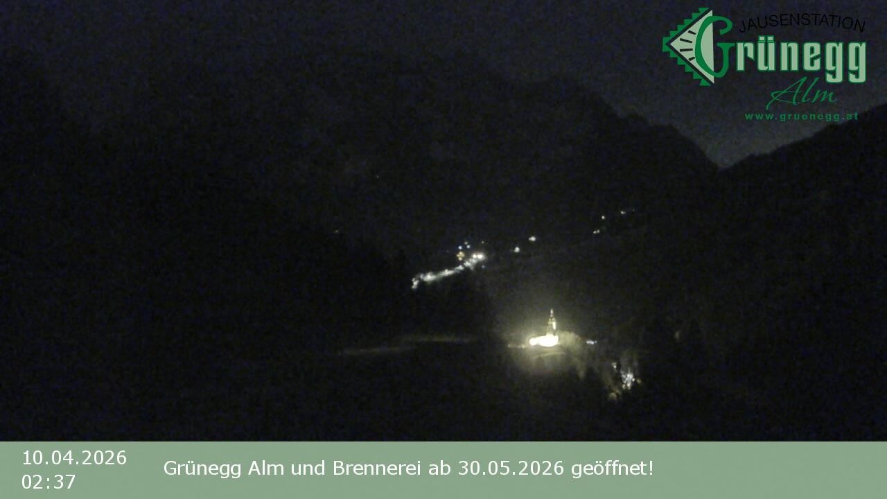 Archiv Foto Webcam Dienten: Ausblick Grünegg Alm