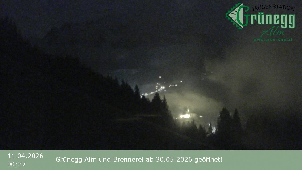 Archiv Foto Webcam Dienten: Ausblick Grünegg Alm