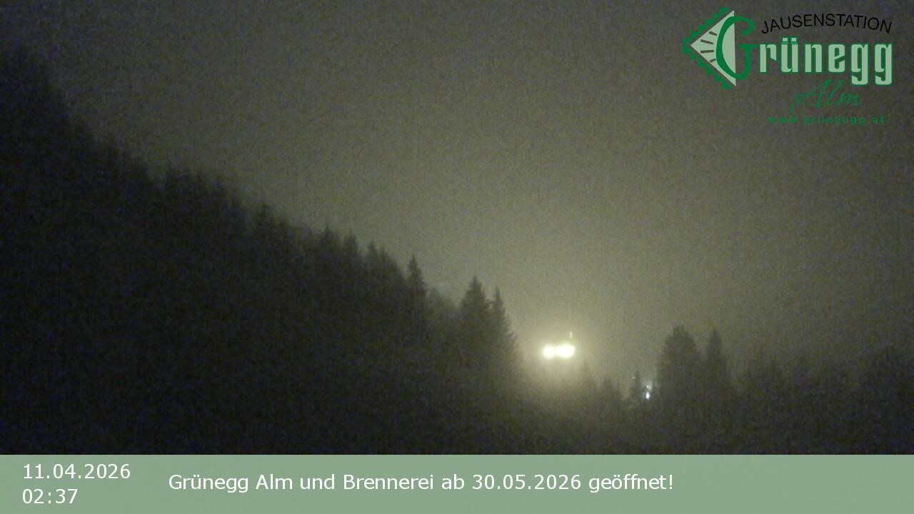 Archiv Foto Webcam Dienten: Ausblick Grünegg Alm