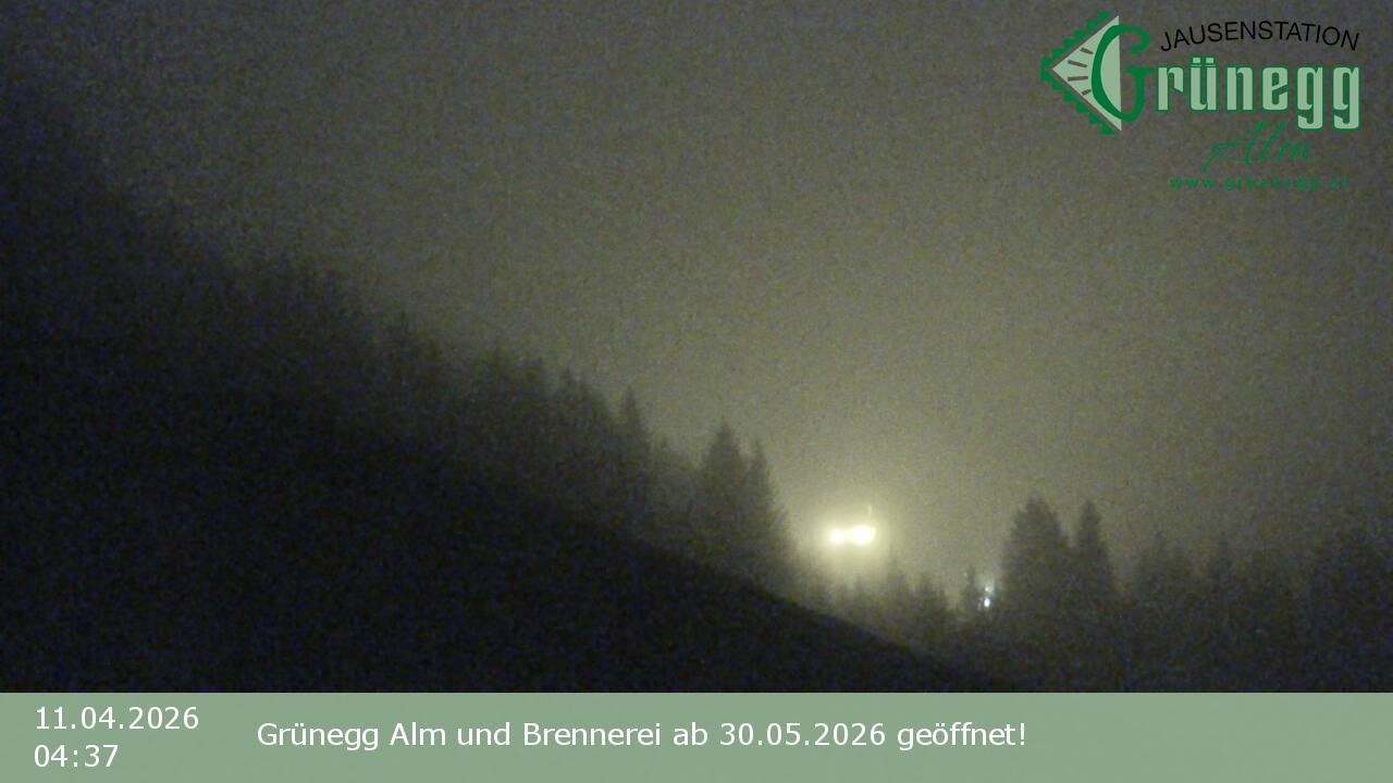 Archiv Foto Webcam Dienten: Ausblick Grünegg Alm
