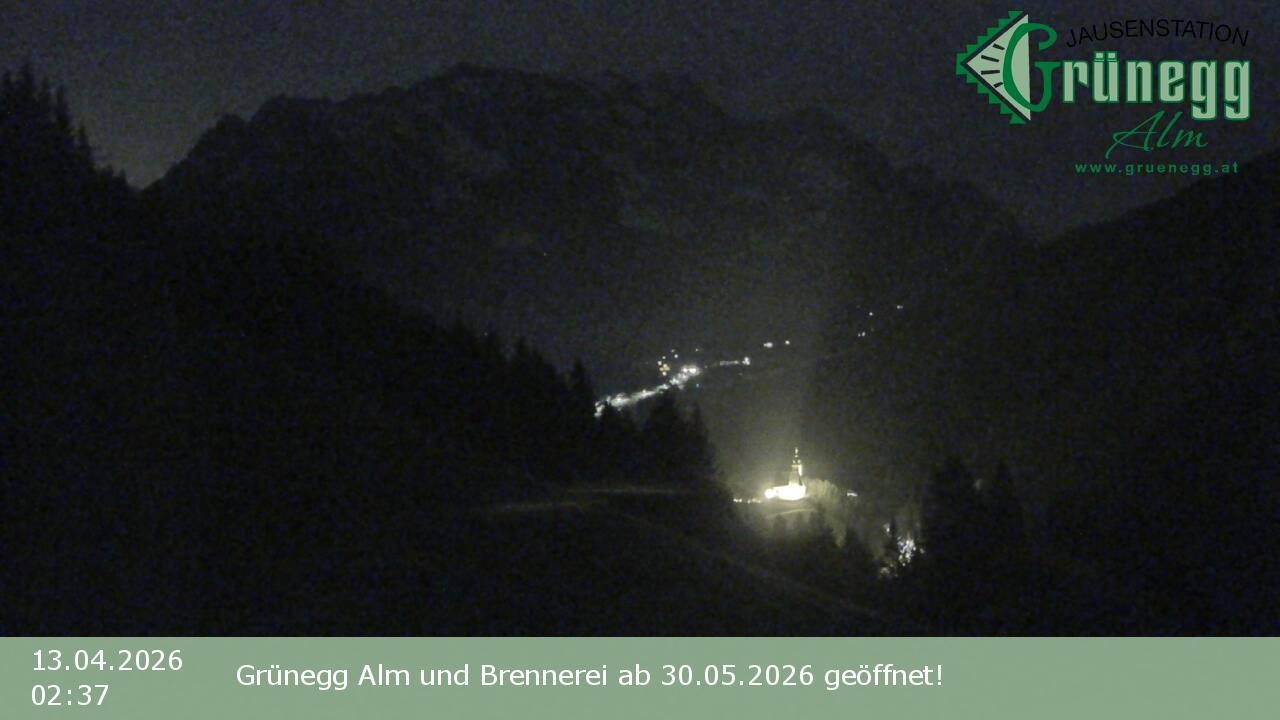 Archiv Foto Webcam Dienten: Ausblick Grünegg Alm