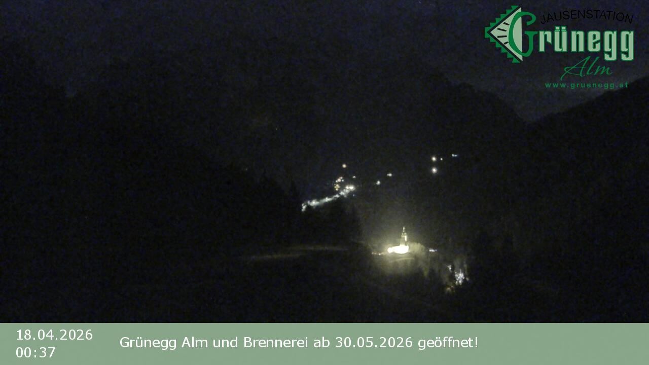Archiv Foto Webcam Dienten: Ausblick Grünegg Alm