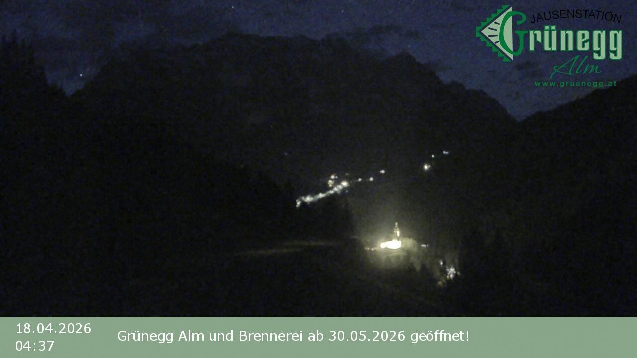 Archiv Foto Webcam Dienten: Ausblick Grünegg Alm
