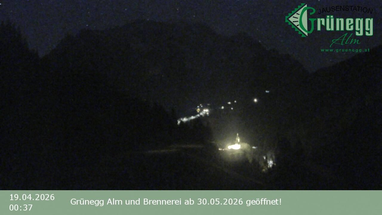 Archiv Foto Webcam Dienten: Ausblick Grünegg Alm
