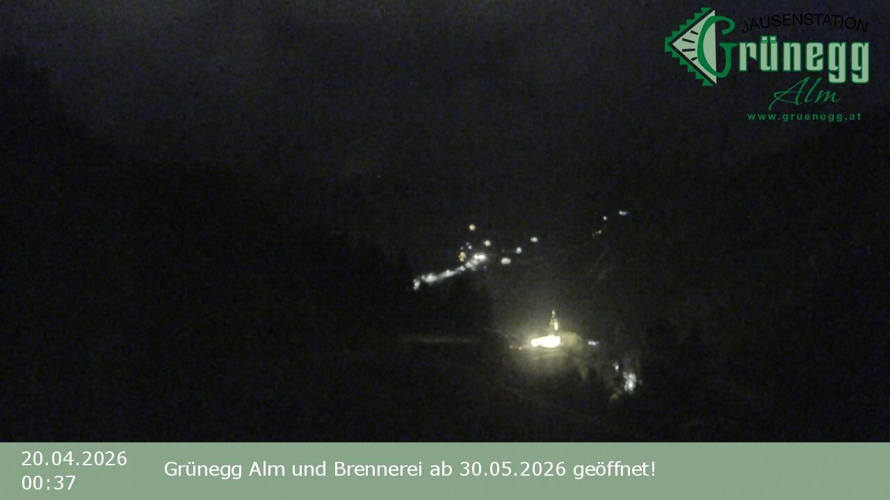 Archived image Webcam Dienten - View Grünegg Alm