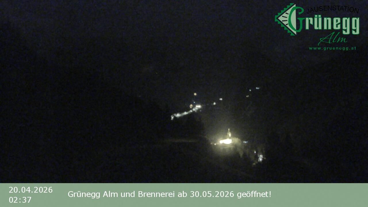Archived image Webcam Dienten - View Grünegg Alm