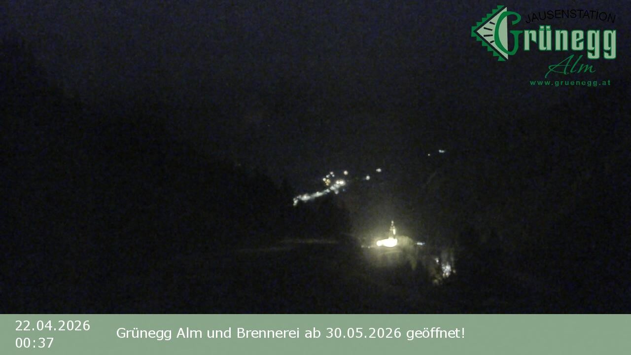 Archiv Foto Webcam Dienten: Ausblick Grünegg Alm