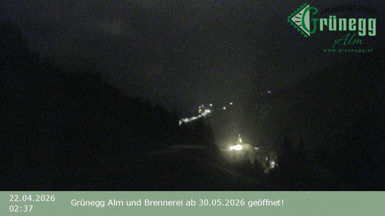 Archiv Foto Webcam Dienten: Ausblick Grünegg Alm