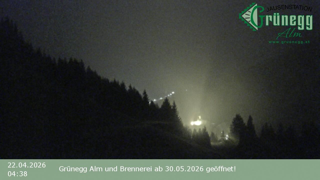 Archiv Foto Webcam Dienten: Ausblick Grünegg Alm