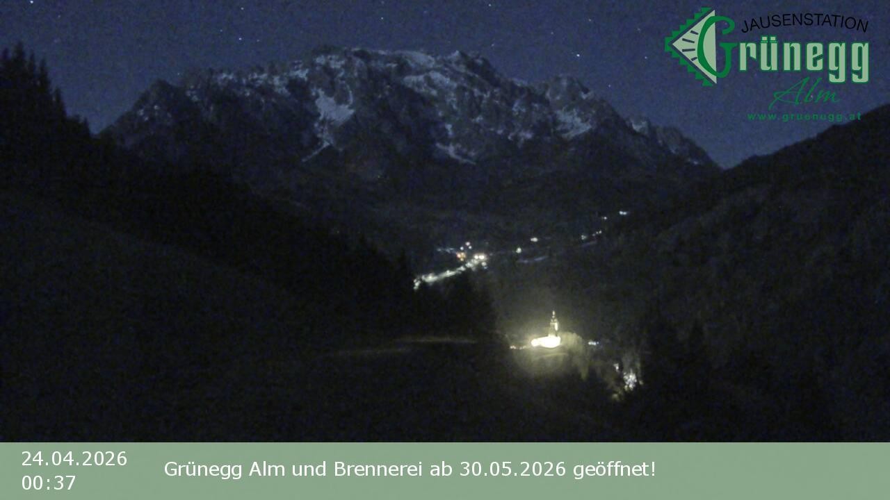 Archived image Webcam Dienten - View Grünegg Alm