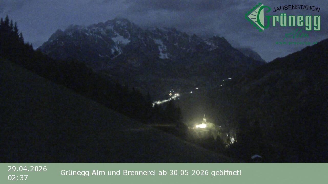 Archiv Foto Webcam Dienten: Ausblick Grünegg Alm