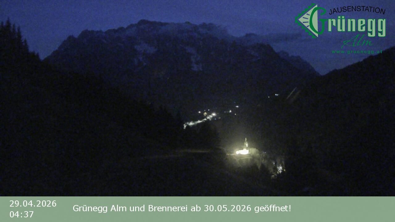 Archiv Foto Webcam Dienten: Ausblick Grünegg Alm