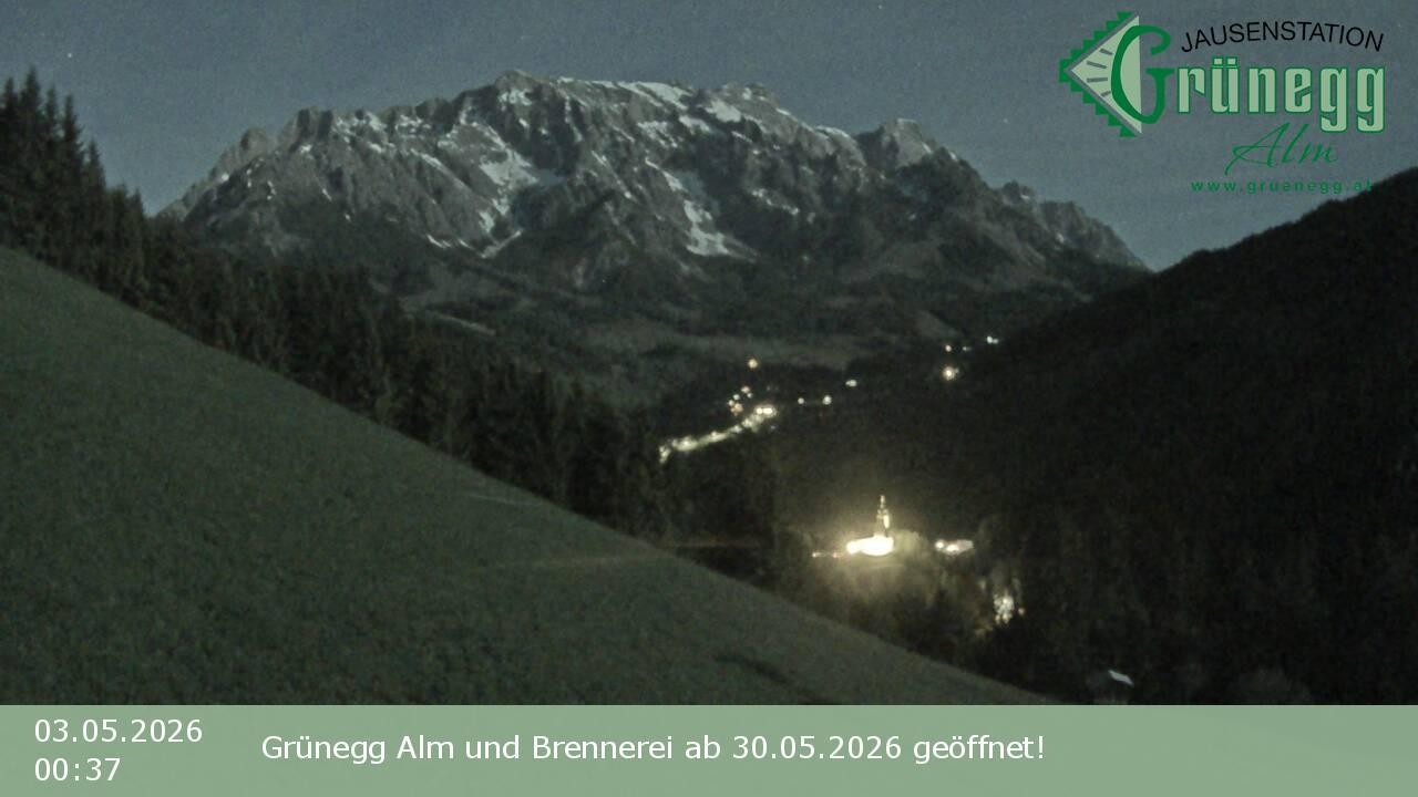 Archived image Webcam Dienten - View Grünegg Alm