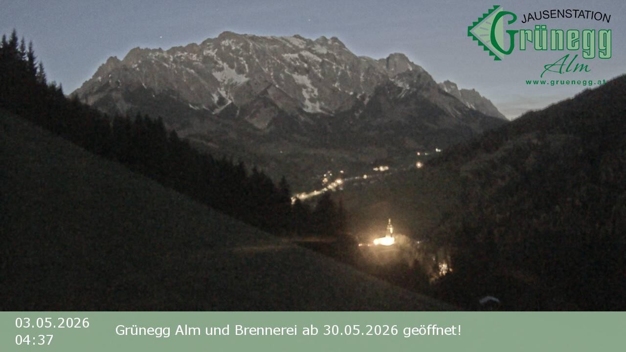 Archived image Webcam Dienten - View Grünegg Alm