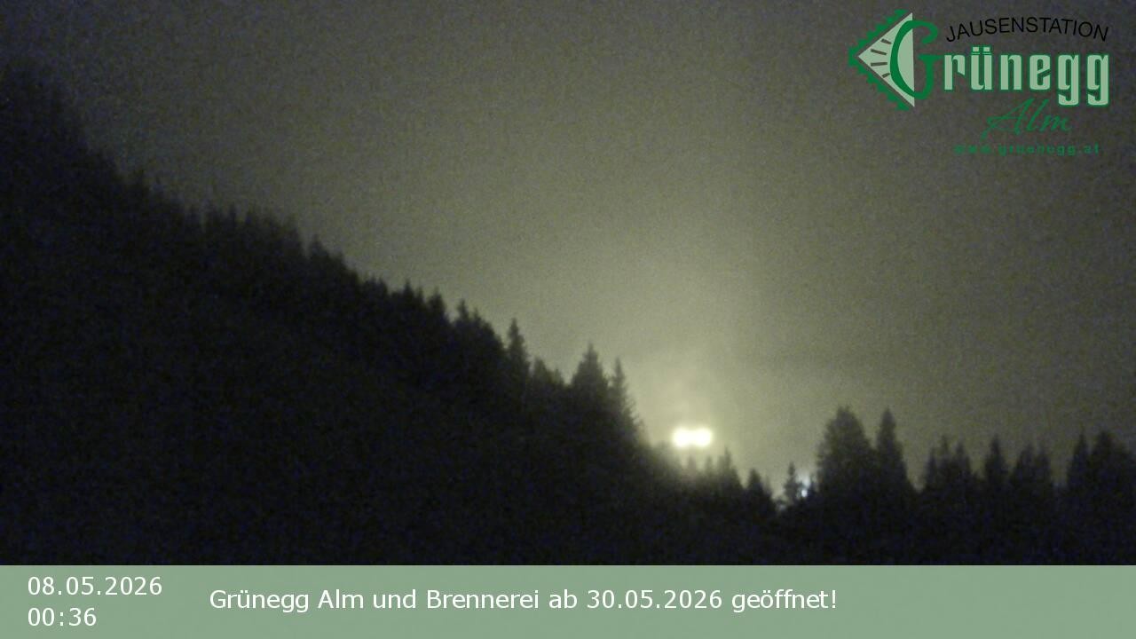 Archiv Foto Webcam Dienten: Ausblick Grünegg Alm