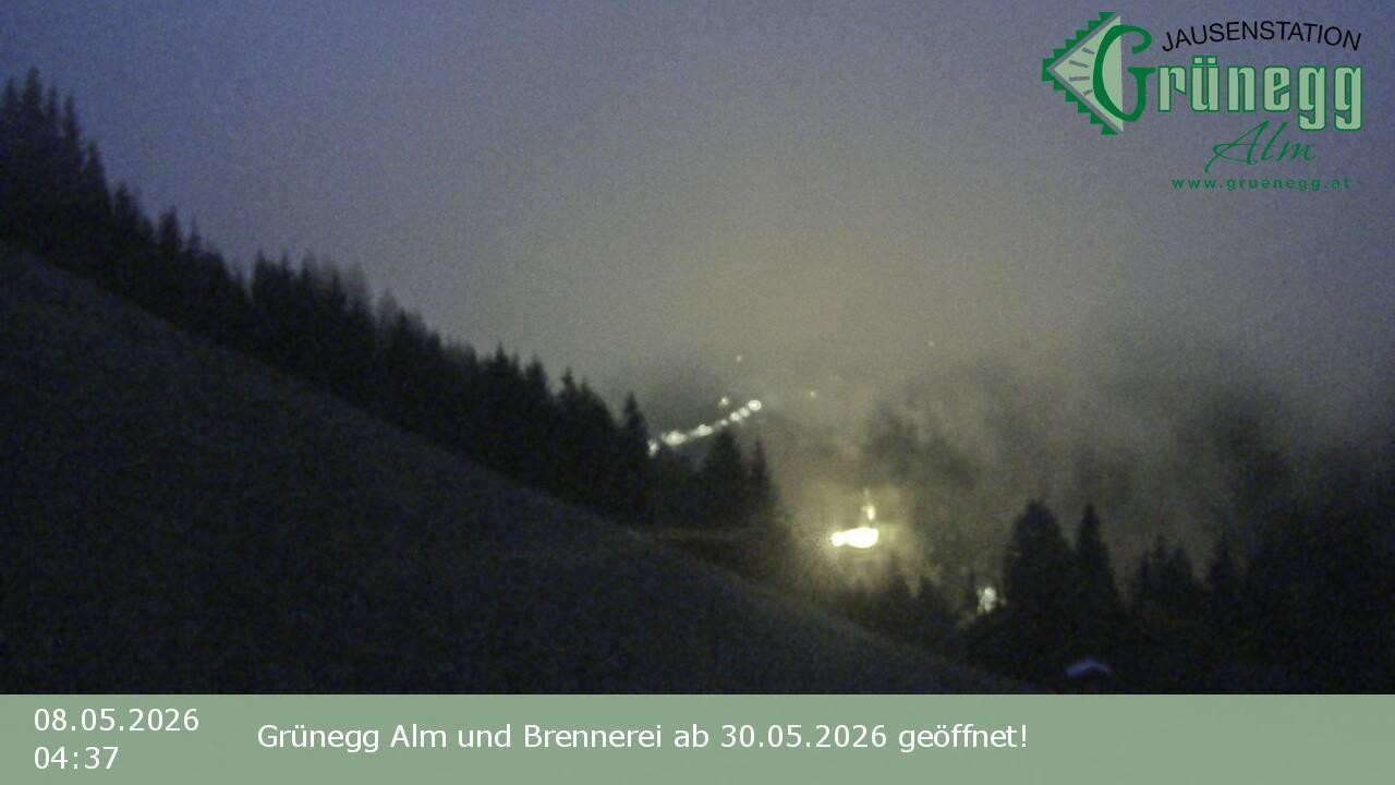 Archiv Foto Webcam Dienten: Ausblick Grünegg Alm