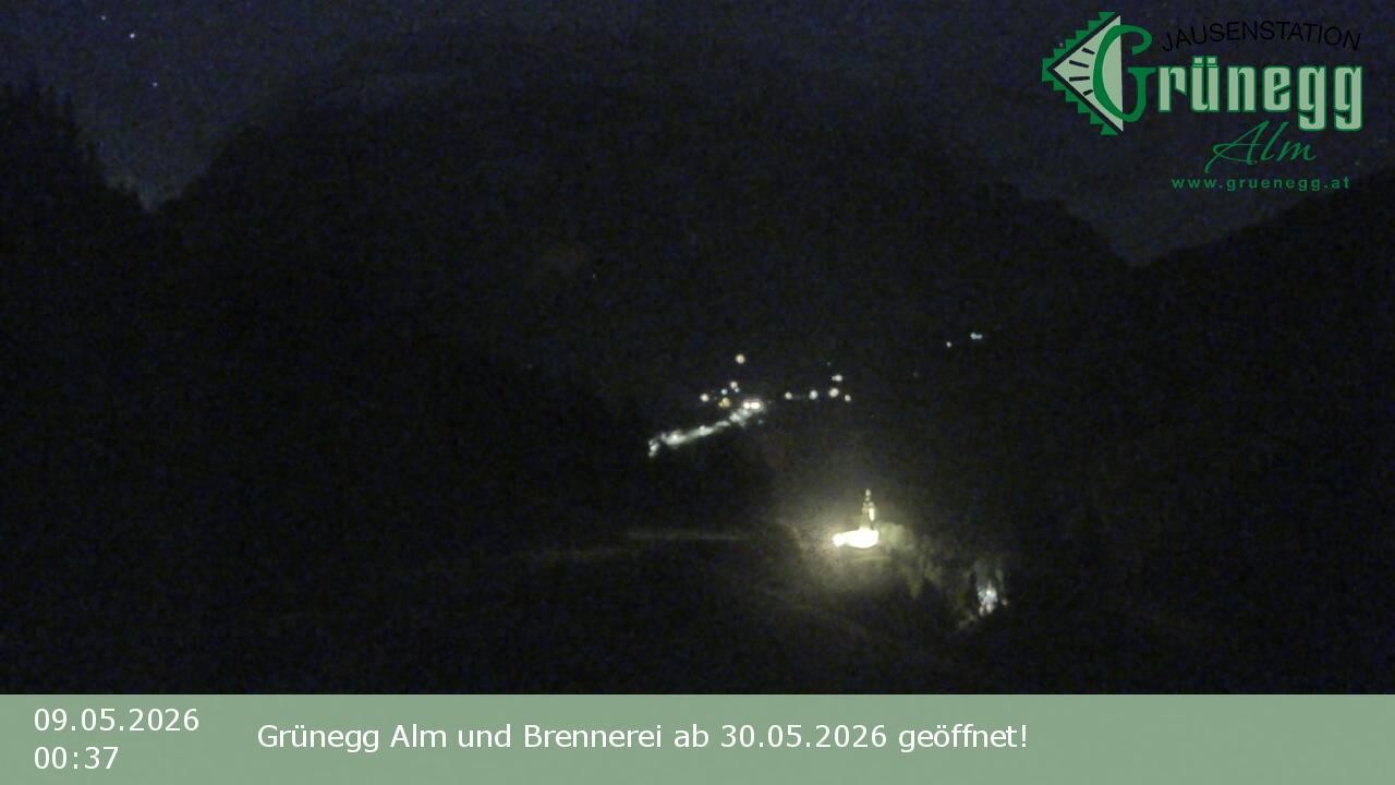 Archiv Foto Webcam Dienten: Ausblick Grünegg Alm