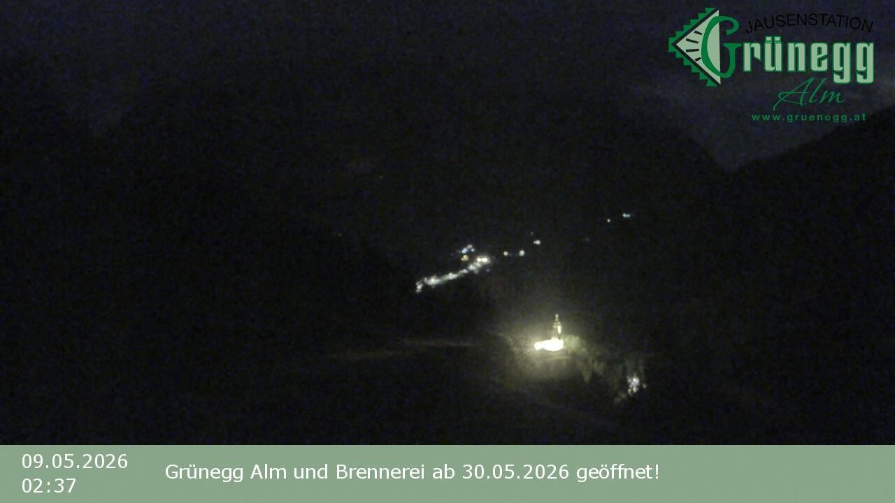 Archiv Foto Webcam Dienten: Ausblick Grünegg Alm