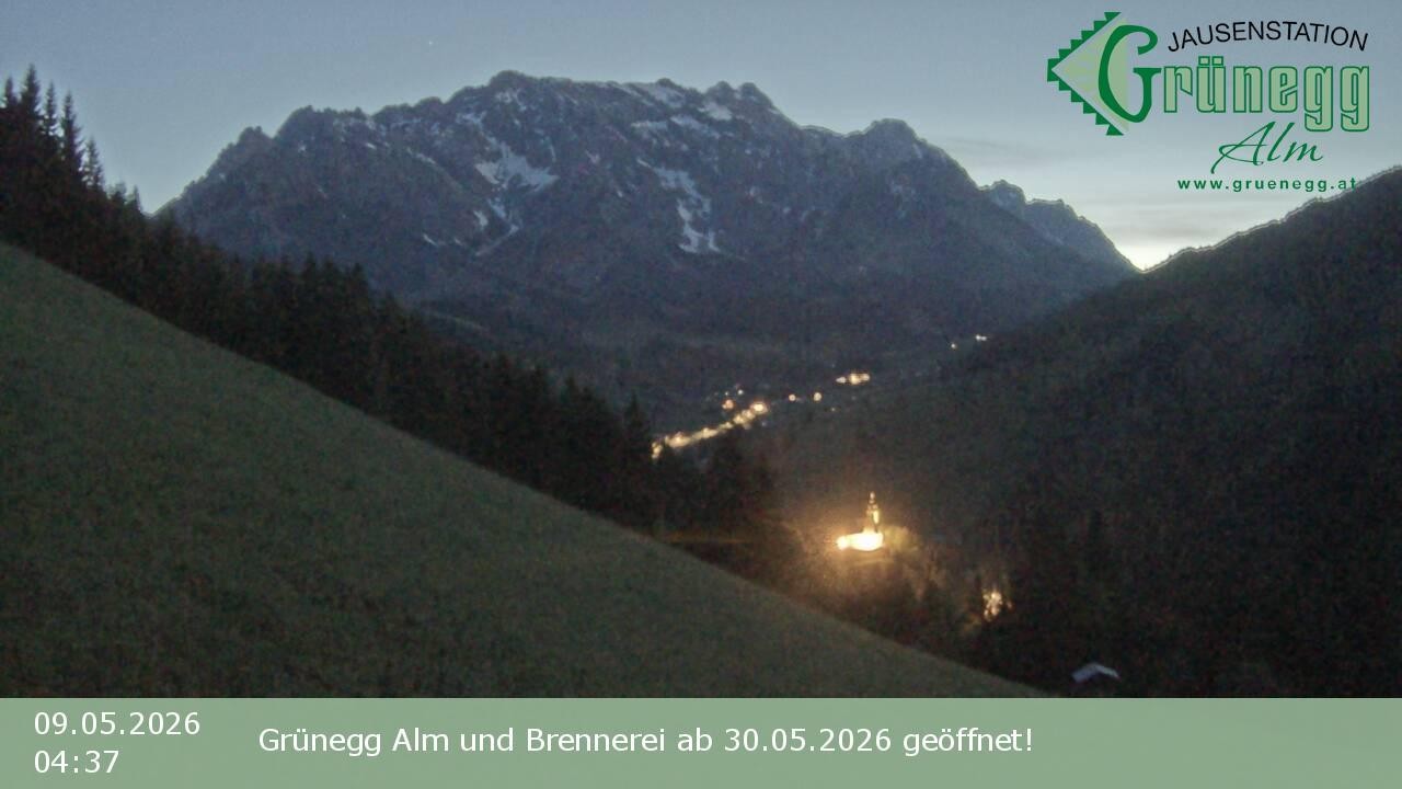 Archiv Foto Webcam Dienten: Ausblick Grünegg Alm