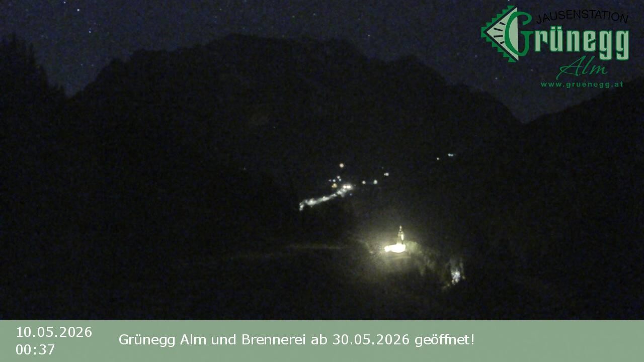 Archiv Foto Webcam Dienten: Ausblick Grünegg Alm
