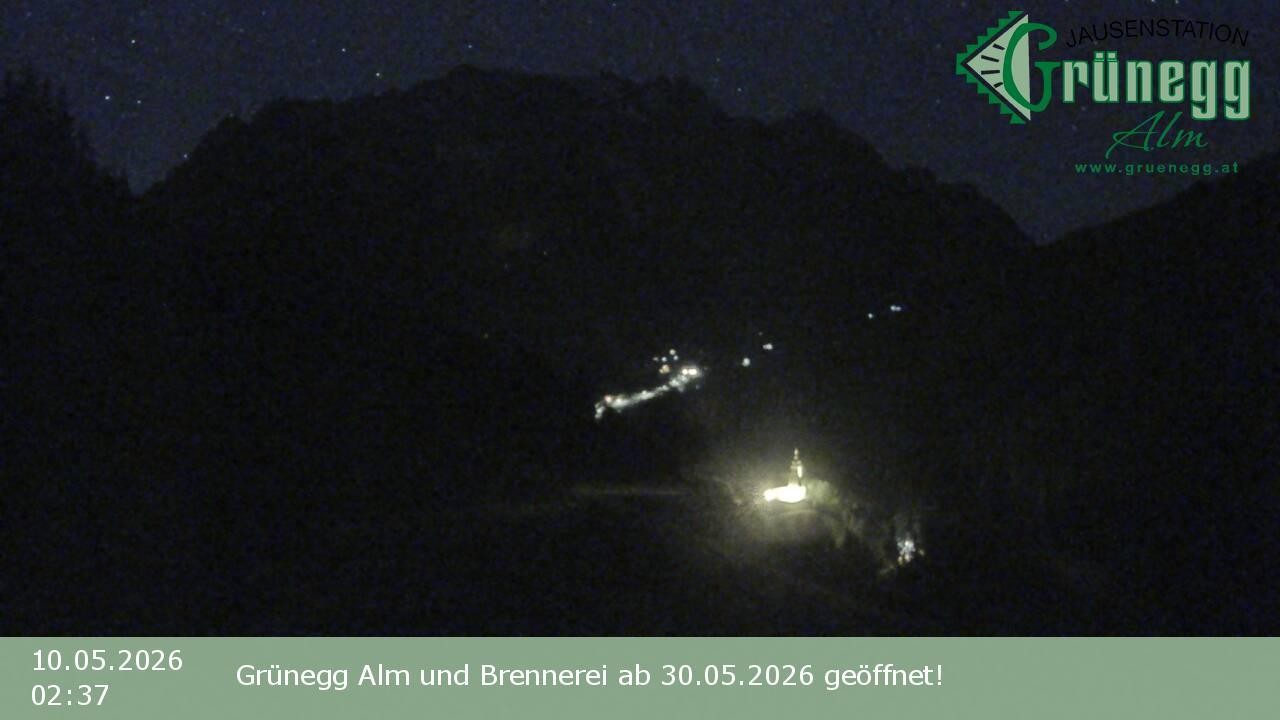Archiv Foto Webcam Dienten: Ausblick Grünegg Alm