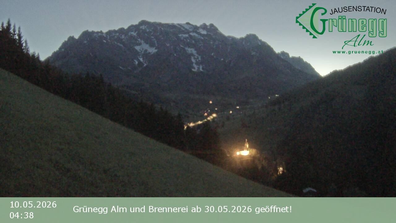 Archiv Foto Webcam Dienten: Ausblick Grünegg Alm