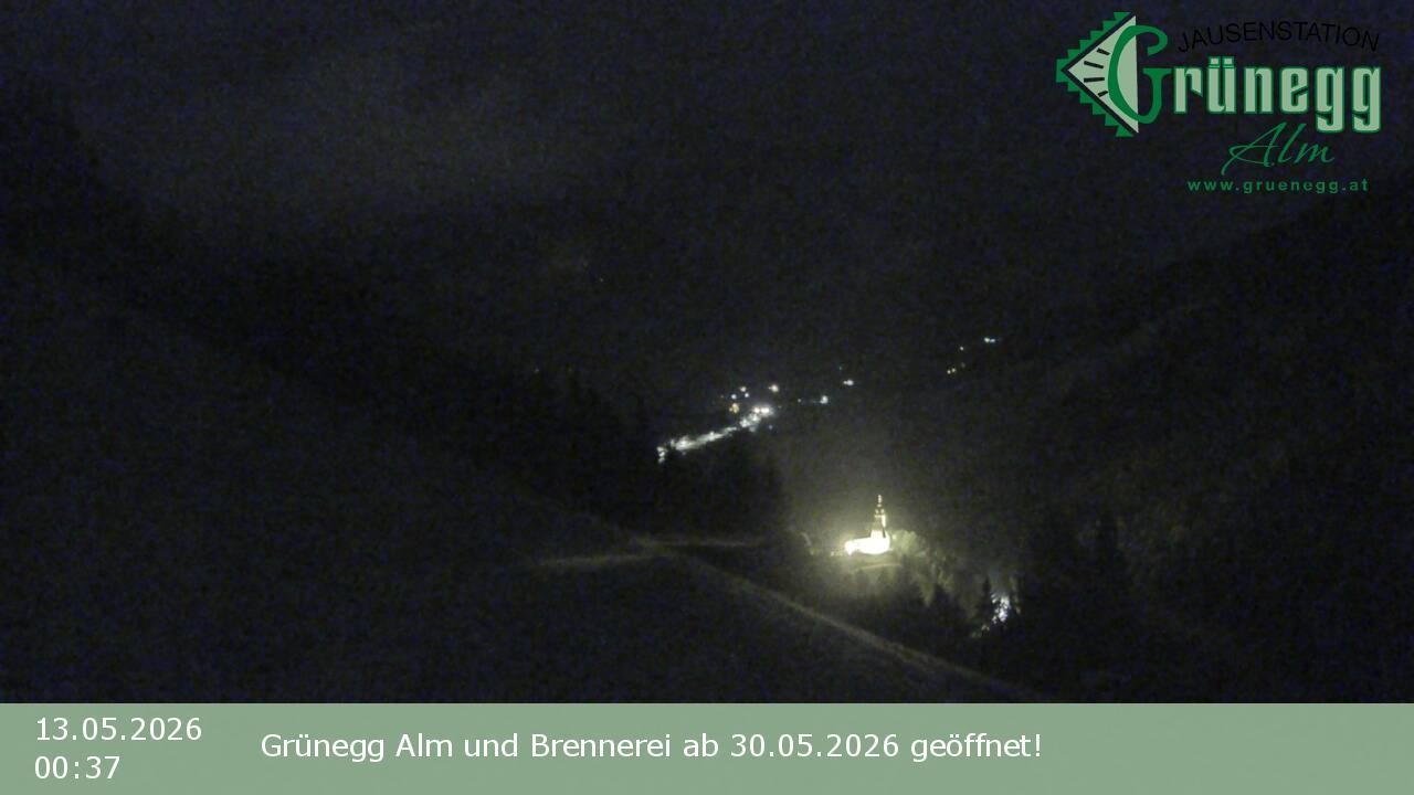 Archiv Foto Webcam Dienten: Ausblick Grünegg Alm
