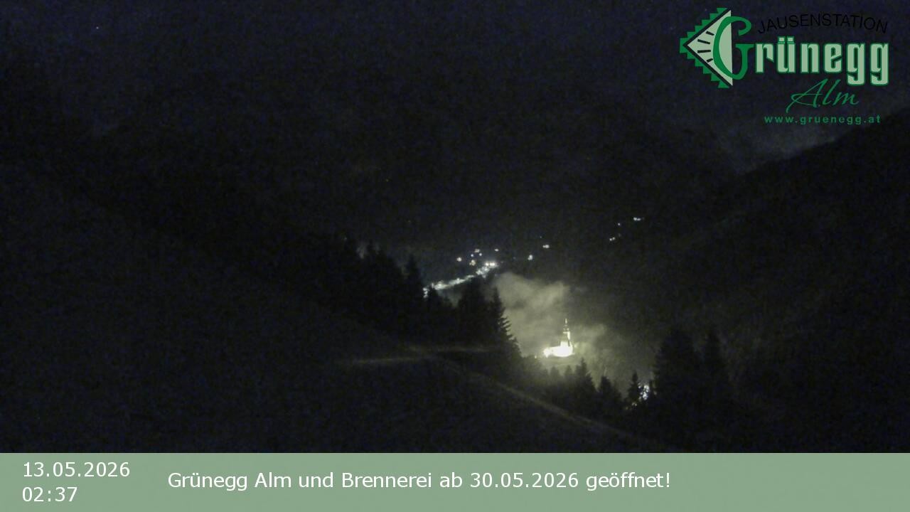 Archiv Foto Webcam Dienten: Ausblick Grünegg Alm