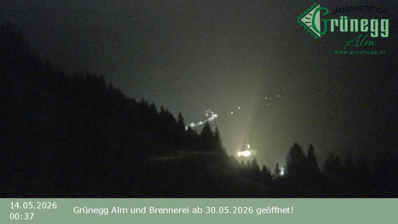 Archiv Foto Webcam Dienten: Ausblick Grünegg Alm