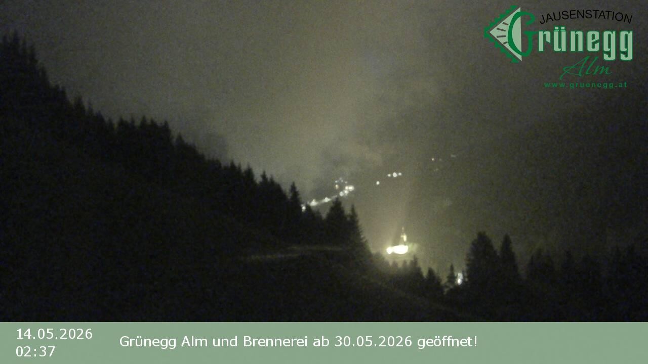 Archiv Foto Webcam Dienten: Ausblick Grünegg Alm