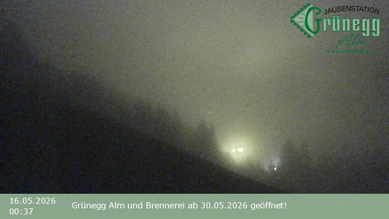 Archived image Webcam Dienten - View Grünegg Alm