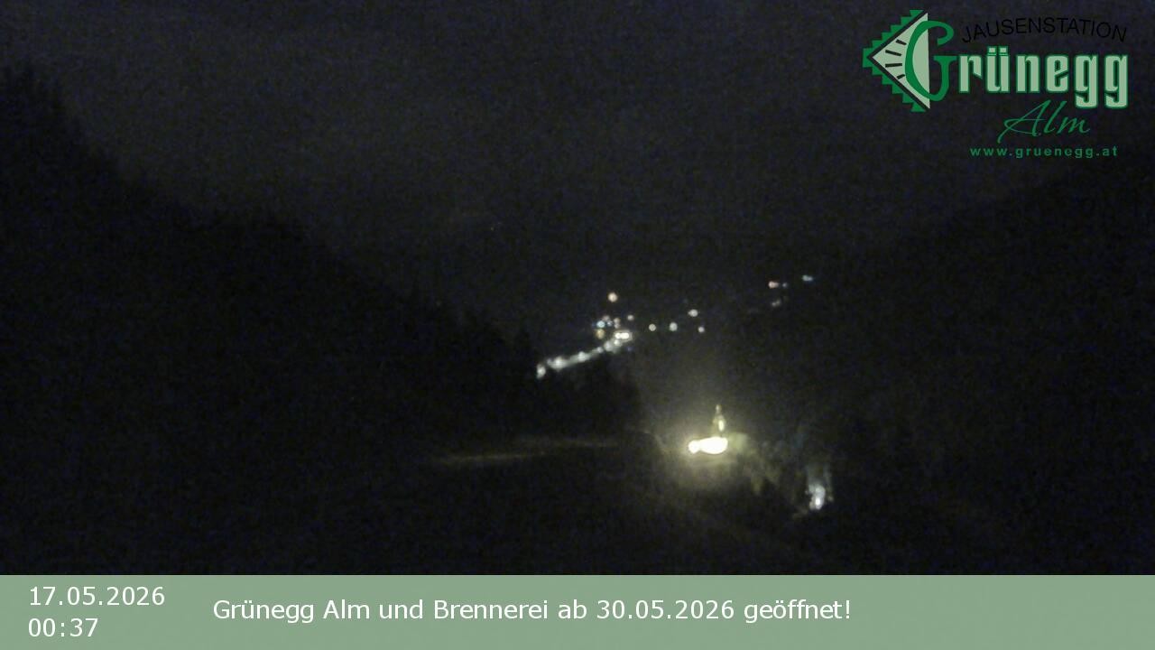 Archived image Webcam Dienten - View Grünegg Alm