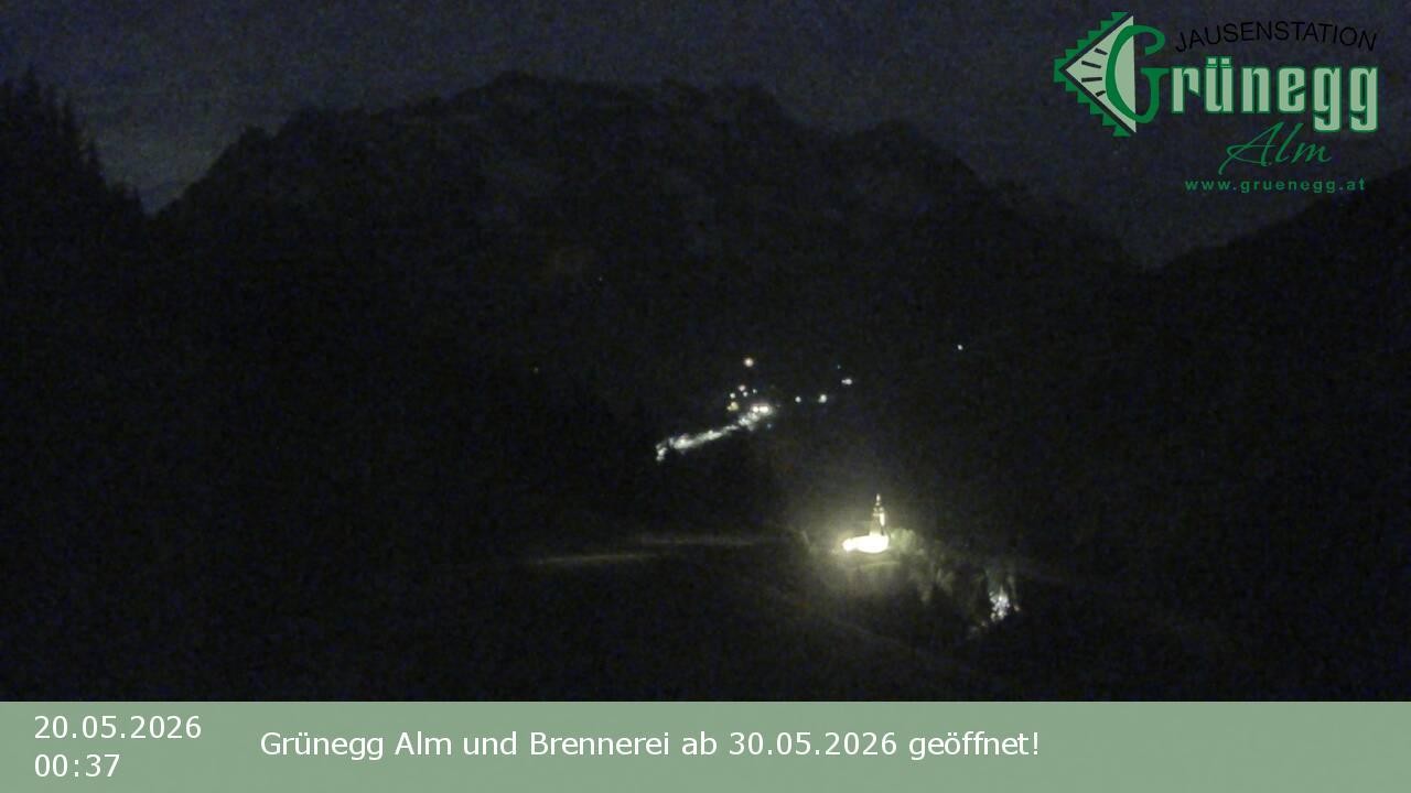 Archiv Foto Webcam Dienten: Ausblick Grünegg Alm