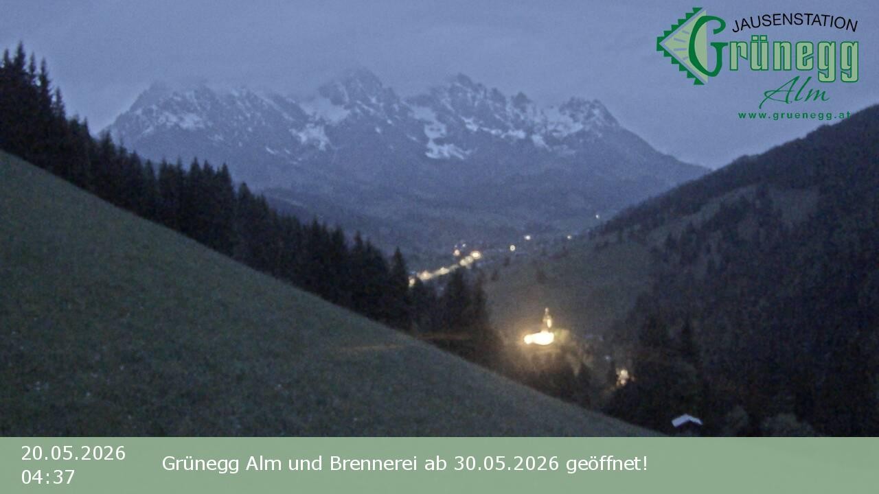 Archiv Foto Webcam Dienten: Ausblick Grünegg Alm