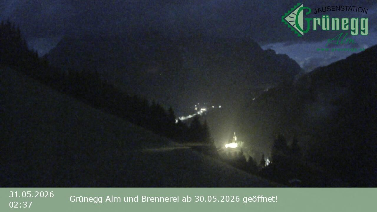 Archiv Foto Webcam Dienten: Ausblick Grünegg Alm