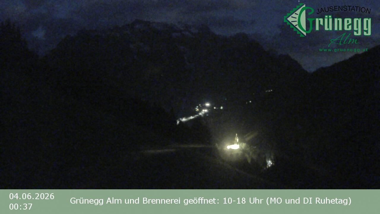 Archiv Foto Webcam Dienten: Ausblick Grünegg Alm