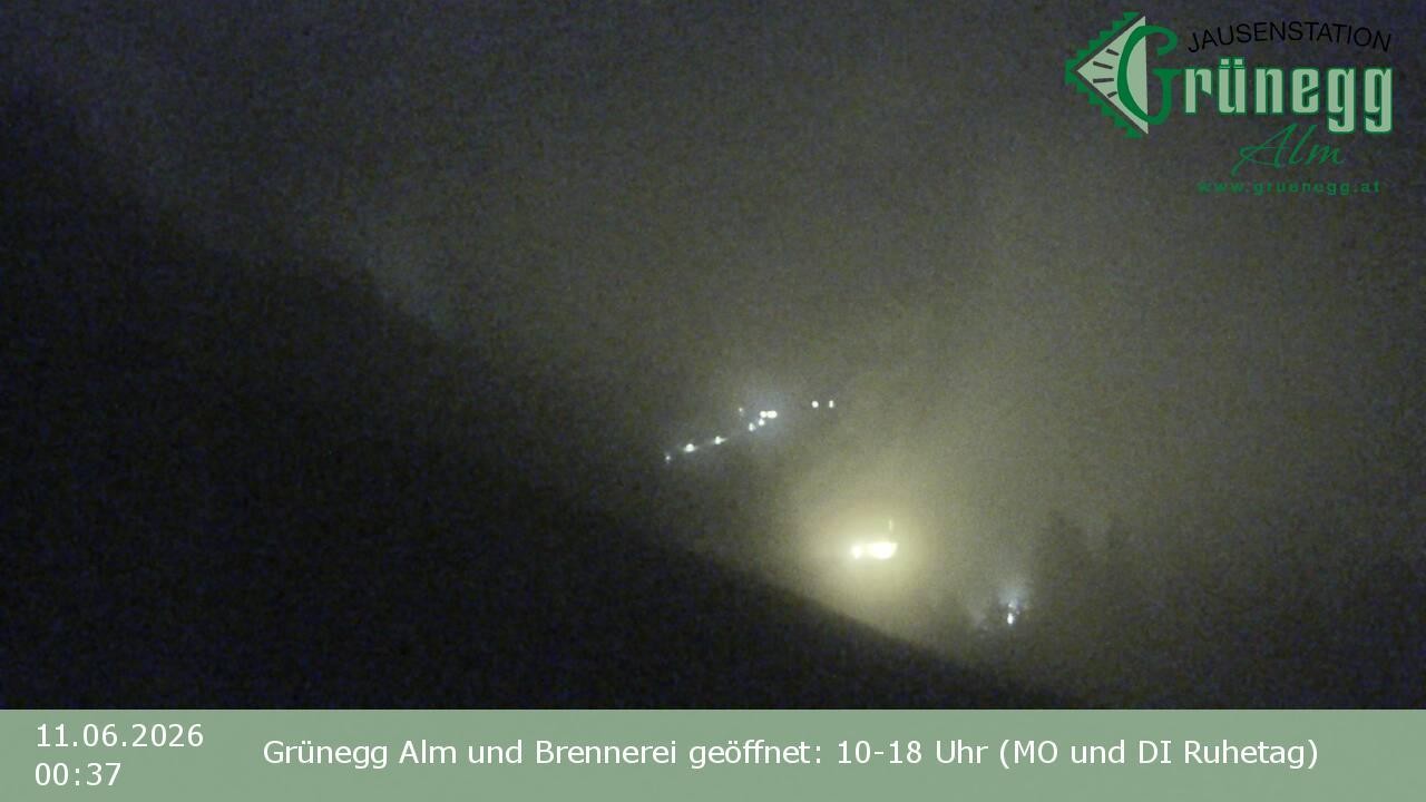 Archiv Foto Webcam Dienten: Ausblick Grünegg Alm
