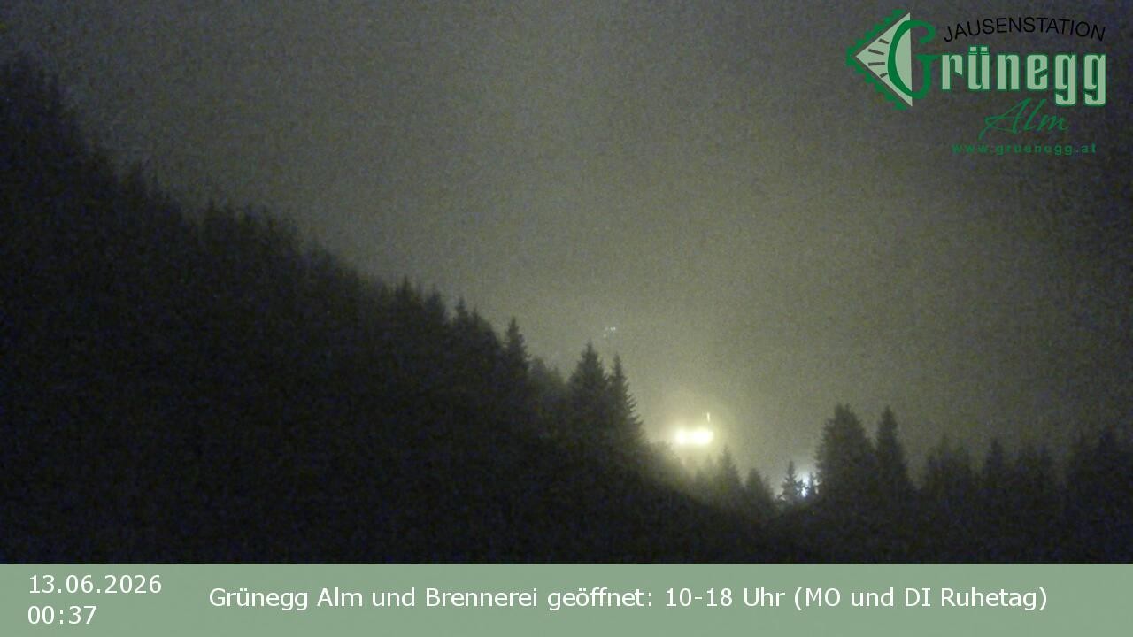 Archiv Foto Webcam Dienten: Ausblick Grünegg Alm