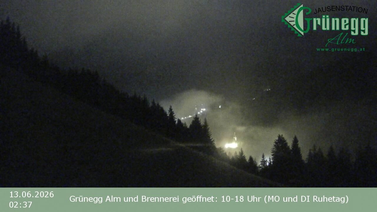 Archiv Foto Webcam Dienten: Ausblick Grünegg Alm