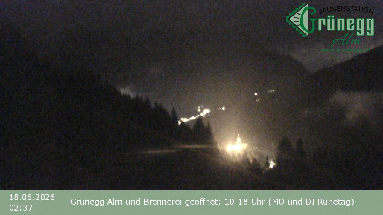 Archiv Foto Webcam Dienten: Ausblick Grünegg Alm