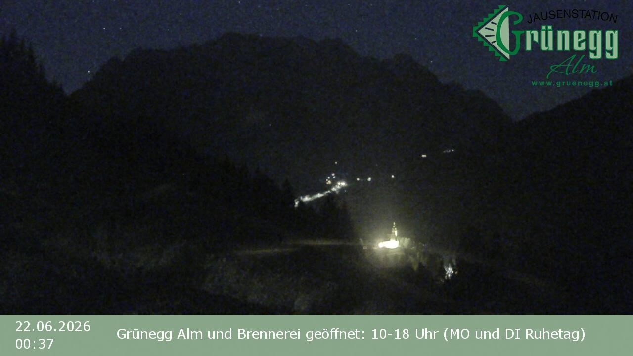 Archiv Foto Webcam Dienten: Ausblick Grünegg Alm