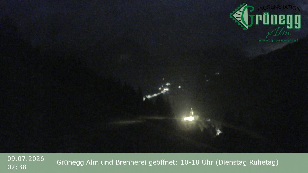 Archiv Foto Webcam Dienten: Ausblick Grünegg Alm