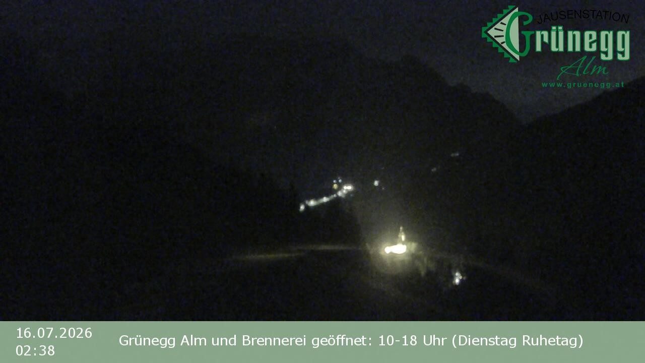 Archiv Foto Webcam Dienten: Ausblick Grünegg Alm