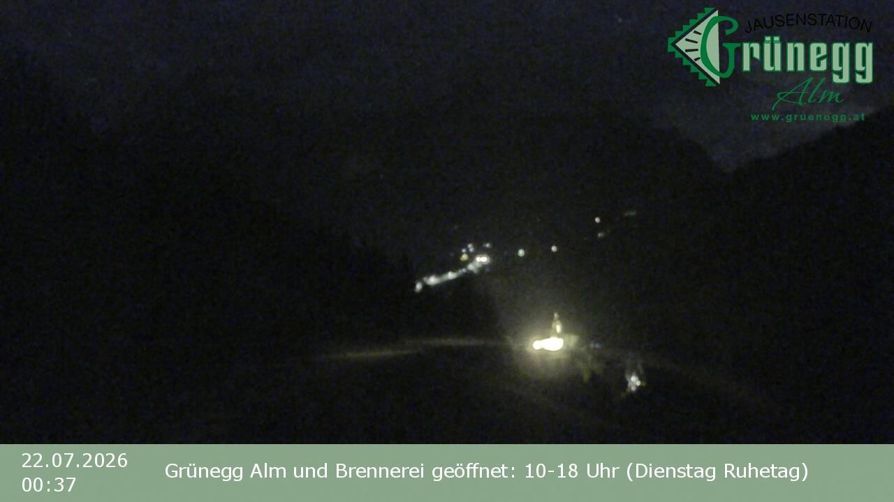 Archiv Foto Webcam Dienten: Ausblick Grünegg Alm