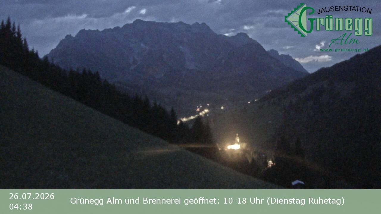 Archiv Foto Webcam Dienten: Ausblick Grünegg Alm