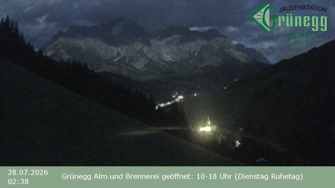 Archiv Foto Webcam Dienten: Ausblick Grünegg Alm